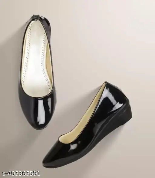 Synthetic leather women's casual heels - trendy, comfortable, and stylish bellies or ballerinas in various colors from The Trending Store Fashion Hub