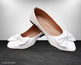 Patent leather ballerina tie Bellywhite, elegant women's slip-on with unique straps and comfortable sole