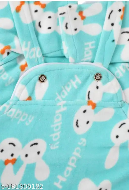 New born baby wool sweater dress set in fancy style with long sleeves and printed pattern, high-quality velvet (wool), Indian origin