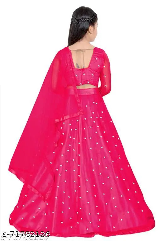 Embellished net lehenga saree for women partywear, solid dupatta, 32-14 years sizes available, traditional Indian wear with designer elements, country of origin: India