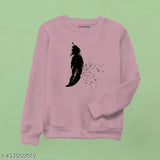 Cotton printed long-sleeve t-shirt for girls, Indian lehenga or frock style with various patterns, suitable for kids age 2-16 years