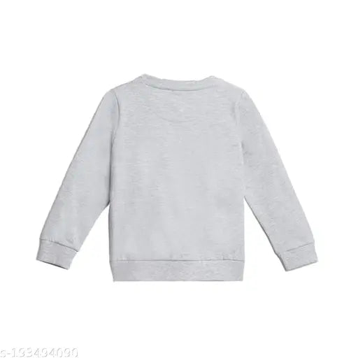 Cotton blend diamond art collection sweatshirt for kids, printed pattern on long sleeves