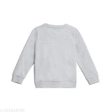 Cotton blend diamond art collection sweatshirt for kids, printed pattern on long sleeves
