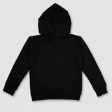 Wool unisex kids hoodie, full sleeve with printed net design. Keeps kids warm during winter season