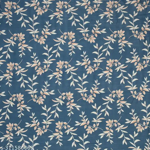 Glace cotton botanical double bedsheet, superfine elastic fit for summer use, ideal for 4-7" thick 6x6ft mattresses