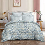 Ultra soft cotton blend double bed comforter, ultra-plush for cozy sleep, India-made