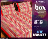 Jaipuri 100% cotton double bed flat sheets, vibrant design, 144 thread count, India-origin