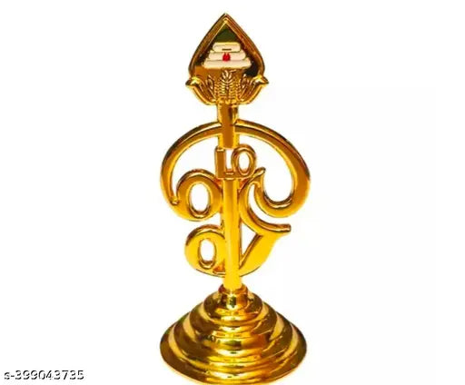 Brass Murugan Vel Pooja room, traditional Indian god idol