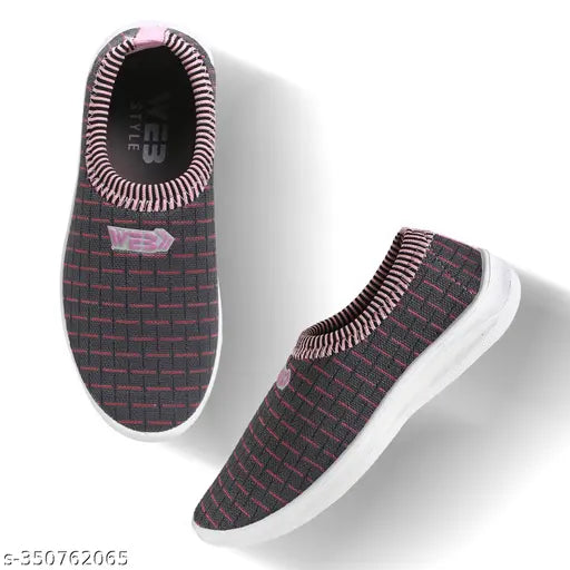 Indian-made, high-quality mesh sneakers combo for women & girls. Embellished design, lightweight, durable, skin-friendly, orthopedic friendly
