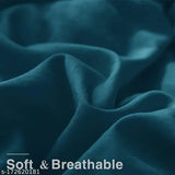 Teal-Sky reversible microfibre king comforter, premium 250 GSM for heavy winter use, ideal thread count 210, 90x100 inches