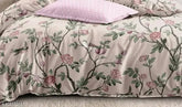 Cotton blend, quilted AC comforter for double bed, printed design - India