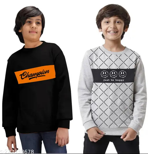 Diamond Art Collection kids attractive long-sleeve sweatshirt, printed net design, vibrant colors, size 3-4 years or 5-6 years, India origin