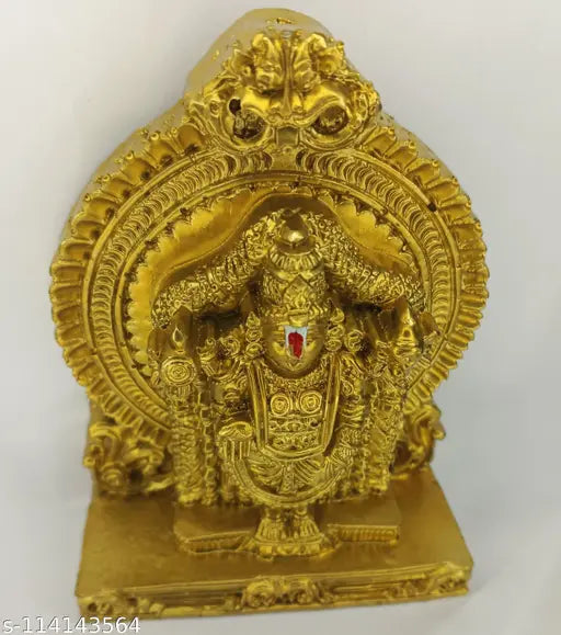 Poly resin Balaji religious idol, 4.5-inch tall, Indian origin