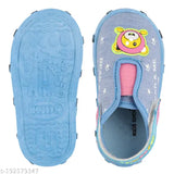 Pink, sky blue, red multicolor suede sneakers for baby kids. Comfortable, musical Chu Chu sandals with soft inner cotton and PU sole