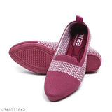 Indian-made SUPEX Fancy mesh loafers for women & girls (set of 2) - stylish, comfortable, skin-friendly footwear
