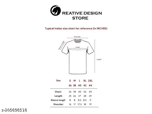 Bold Printed Polyester T-Shirt by Meerychirstman, India. Short sleeves, eye-catching design." (124 characters)