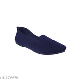 Stylish mesh bellrina loafers - solid design, lightweight, comfortable for casual to party wear (sizes: IND-4, IND-5, IND-6, IND-7)