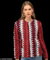 Vibrant multi-design print polyester bomber jacket for women, ideal for chilly weather and various occasions, made in India