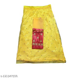 Embroidered satin lehenga-choli with net dupatta, Indian semi-stitched style (Lehenga: 42waist, 44length; Dupatta: 2m), lace stitch detailing