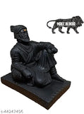Shirdi Sai Baba religious idol, handcrafted in India, 9 cm x 9 cm x 6 cm size, suitable for car art