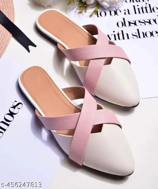 Synthetic closed-back mules, Wonderful Bellies in various sizes (IND-3 to IND-9), vibrant women's footwear from India