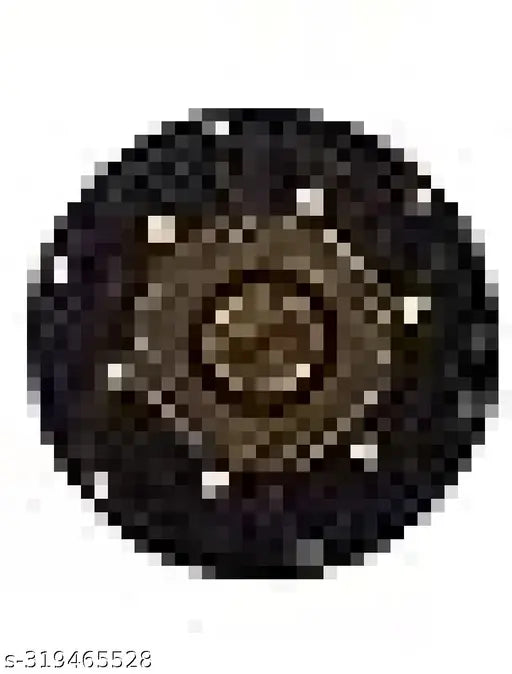 Golden black embroidered cotton Islamic caps (pack of 2), traditional prayer caps on display