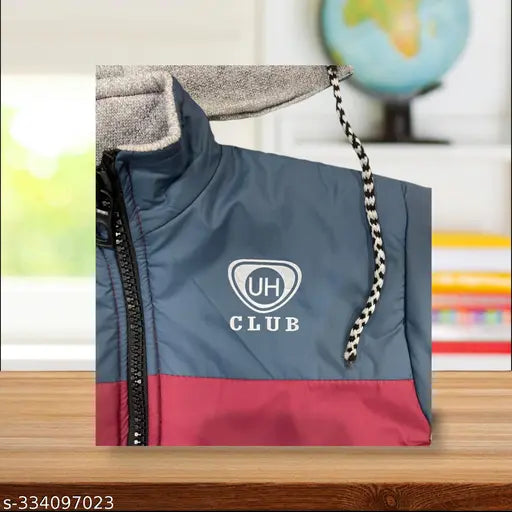 Boys nylon jacket, solid color, polyester, long sleeves, kid's coat Pack of 1