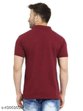 Orange Matty Fabric Half Sleeve Polo T-Shirt for Men, suitable for multiple occasions and available in plus sizes (S-6XL). Comfortable, breathable, and made with quality craftsmanship in India