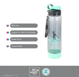Green BPA-free sports water bottle (SPACE SPORTS Aqua fit 900ML) - ideal for gym, school, or kids use. Leakproof and food-safe design with wide cap and flip top