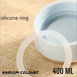 Multi-colored BPA-free water bottle with glass inner liner, portable for school, gym, home, office use for kids