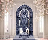 Resin Ram Lalla statue, 7-inch, exquisitely crafted for Puja home & office decor, Indian artisan made