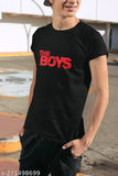 Printed cotton blend mens t-shirt with short sleeves, pre-shrunk for perfect fit, available in various sizes (S-XL)