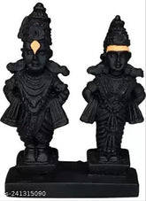 Resin Lord Shri Vitthal Rukmini idol statue for pooja room, home decor, & car decor - Indian handcrafted God artifact