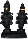 Poly resin Lord Shri Vitthal Rukmini idol statue for home decor, car decor, or temple shops