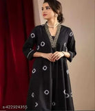 New style rayon kurti set with palazzos - solid color, three-quarter sleeves, pack of 2 (M-XXXL), Indian origin