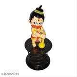 Polystone Hanuman idol with Gada, Indian decorative showpiece for car dashboard