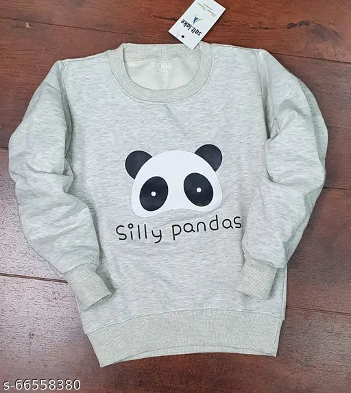 Boys winter cotton blend fleece round neck sweatshirts, printed pattern, long sleeves - fine quality for Boys ages 4-13 years, India origin