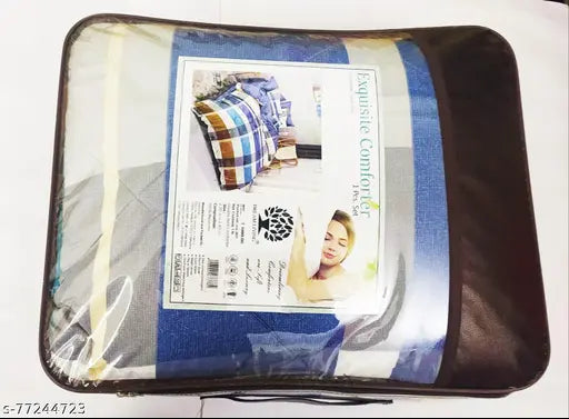Exquisite, reversible dream comforter set from India, perfect for all-season AC to light winter use, premium quality bedding