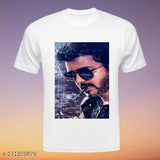 Euxein South Actor Vijay printed half sleeves t-shirt | Unisex, premium casual wear polycotton t-shirt in regular fit