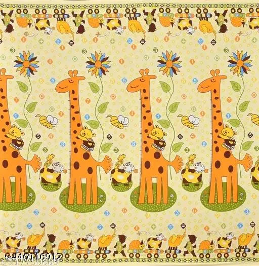 White cotton floral single bedsheet with pillow cover, ideal for kids summer use