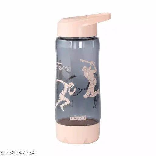 Peach Space Oreo sipper water bottle (600ml) - Durable sports theme kids' water bottle, easy for toddlers and school use