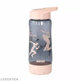 Peach Space Oreo sipper water bottle (600ml) - Durable sports theme kids' water bottle, easy for toddlers and school use
