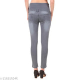 Women's grey denim jeans, size 28/30/32/34/36, made in India