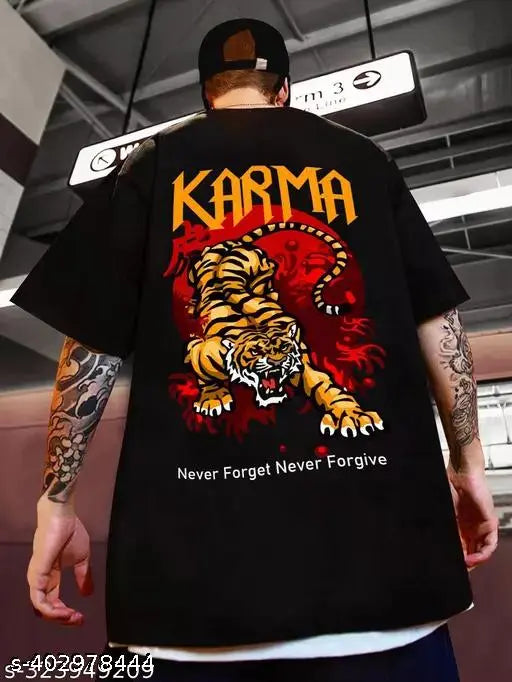 Oversize men's cotton half sleeve gym tshirt, thin and super soft, printed pattern, M/L/XL sizes available