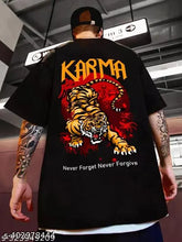 Oversize men's cotton half sleeve gym t-shirt, thin and super soft fabric - printed design in M, L, XL sizes