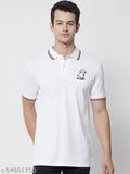 Branded cotton men's short-sleeve t-shirt with printed design, Made in India