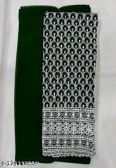 Georgette saree with Shipli blouse, zari embroidered, jacquard net, free size, India origin