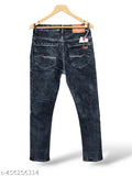 High-quality solid denim men's jeans by Decoede, crafted for durability and comfort, ideal for trendy styles