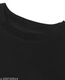 White oversized cotton t-shirt with printed pattern, ideal for both women and men in loose fits - SUNWANI GALLERIES