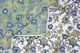 Elegant cotton Dohar reversible printed single throw, ideal for adult AC rooms, made in India